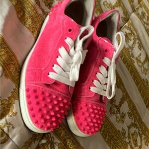 Christian  red bottom gym shoes size 39